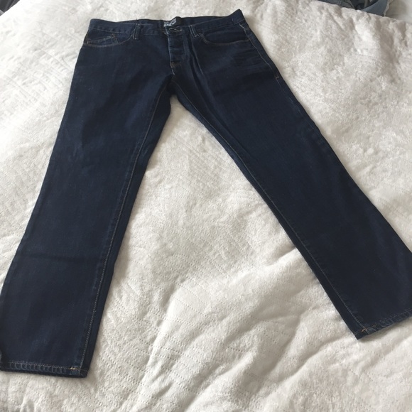 WILLIAM RAST BUTTON FLY INDIGO SKINNY JEANS 34/30 - Picture 7 of 10